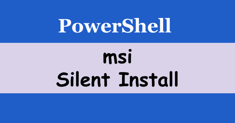 howto-silently-run-openlink-windows-msi-installers-tips-tricks-and