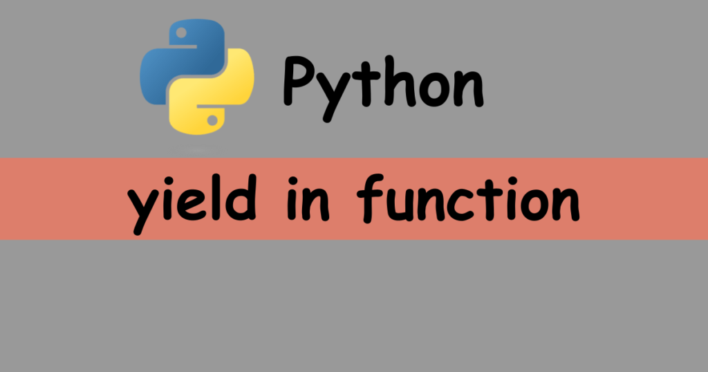 Python When Is The Function Actually Executed If Using Yield 