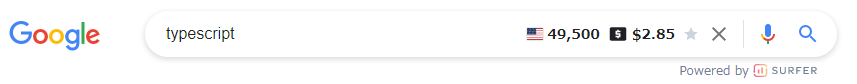 typescript-search-volume